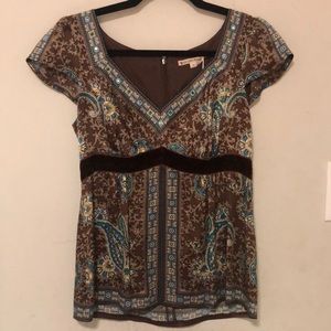 Nanette lepore brown Blouse